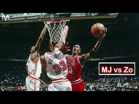 Michael Jordan vs Alonzo Mourning Top 10