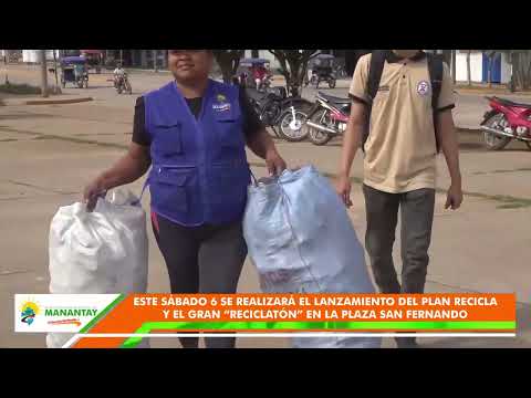 plan recicla en manantay, video de YouTube