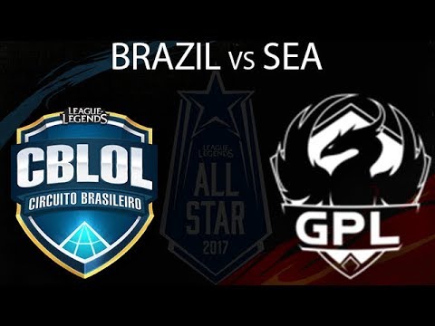 CBLOL ALL-Stars vs GPL All-Stars Highlights | 2017 All Stars | Brazil All-Stars vs SEA All-Star