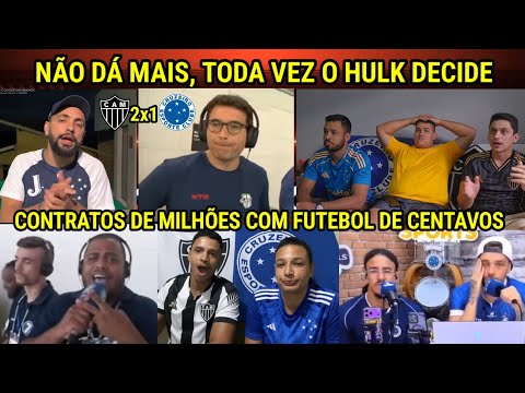 REAÇÕES dos CRUZEIRENSES DESCONTROLADOS TOMARAM VIRADA DO GALO - ATLÉTICO MG 2X1 CRUZEIRO