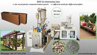 The Only One WPC Production Line for WPC And WPC Co Extrusion Hollow Boards