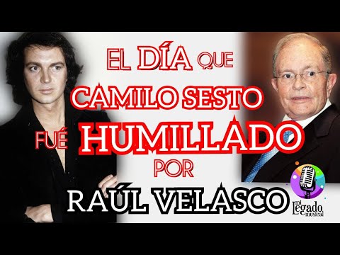 LA PEOR HUMILLACIÓN QUE RAÚL VELASCO LE HIZO A CAMILO SESTO #retromusic #retro #mexico #españa