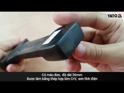 Ключ ріжковий ударний YATO : М= 36 мм, L= 210 мм, CrV [5/10]