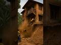 Mind-Blowing: Watch This Village House Turn to Dust!