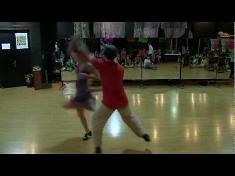 Marina Pereleshina & Vladimir Grishin - Lindy Hop JnJ Finals at Crazy Tea Party in Buff