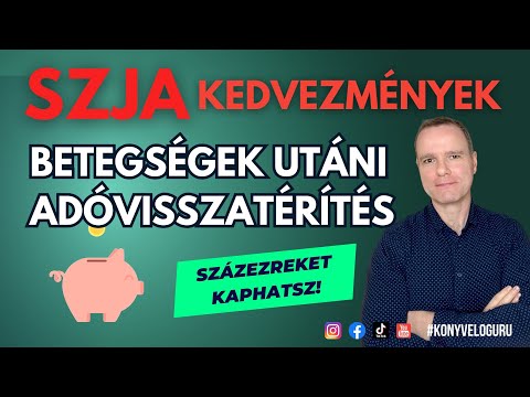 SZJA kedvezmény betegség alapján! Több százezer forint adókedvezményben részesülhetsz!