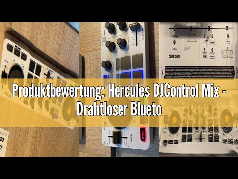 Produktbewertung: Hercules DJControl Mix - Drahtloser Bluetooth-DJ-Controller für Smartphones - djay