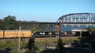 preview picture of video 'Norfolk Southern train 37A in Perryville,Md'
