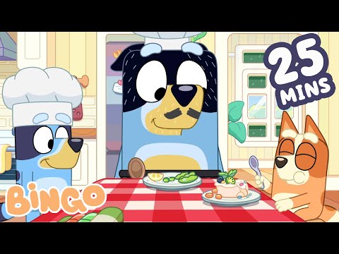 Enjoy A Festive Meal Time With Bingo!💙🍰🎅 ﻿| Bingo - Official Channel