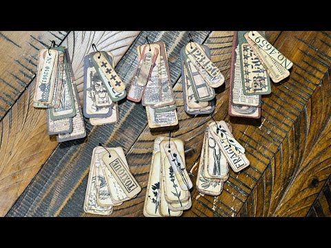 Craft With Me - Stamped Label Stacks - Scrap Busters