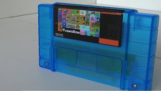 143 in 1 USA Snes Mega Retro Game Collection Cartridge !