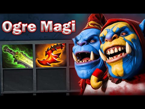 Insane Hard Carry New Meta Ogre Magi 🔥33 Kills Raid Boss Dota 2
