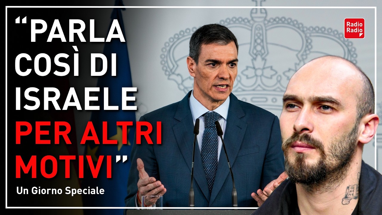 "SANCHEZ PARLA CONTRO ISRAELE? IL PREMIER È UNO STRUMENTO COME TUTTI GLI ALTRI" | Nicolai Lilin