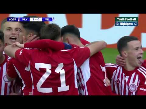 Finale UEFA Champion's League Youth  Olympiacos vs Milan Highlights