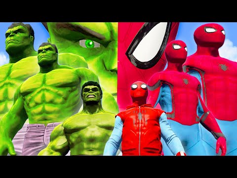 Hulk Smash World | Incredible Hulk Army vs Team Spiderman - What If