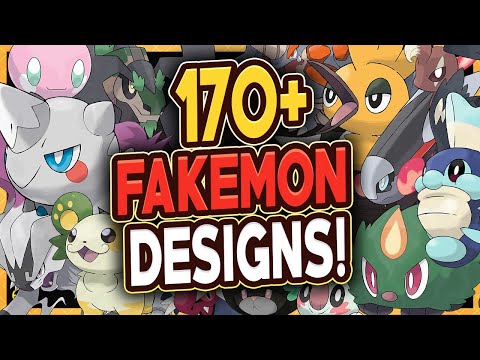 Looking at EVERY Fakemon I've Ever Made - Over 170 Designs! (Pokémon)