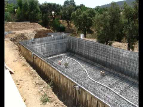 comment construire piscine béton