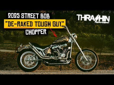 2025 Harley-Davidson "De-Raked Tough Guy" Chopper Build | Biker Build Off Ep. 8 - Vlog 221