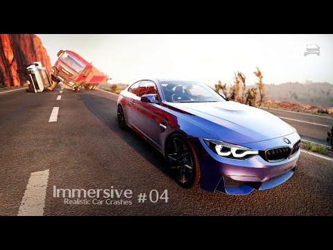 Immersive Realistic Car Crashes #04 - BeamNG Drive