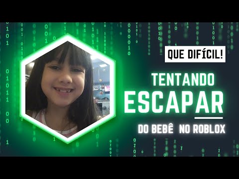 Tentando Escapar do BEBÊ no Roblox. é muito difícil gente!