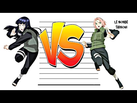 Hinata vs Sakura Power Level