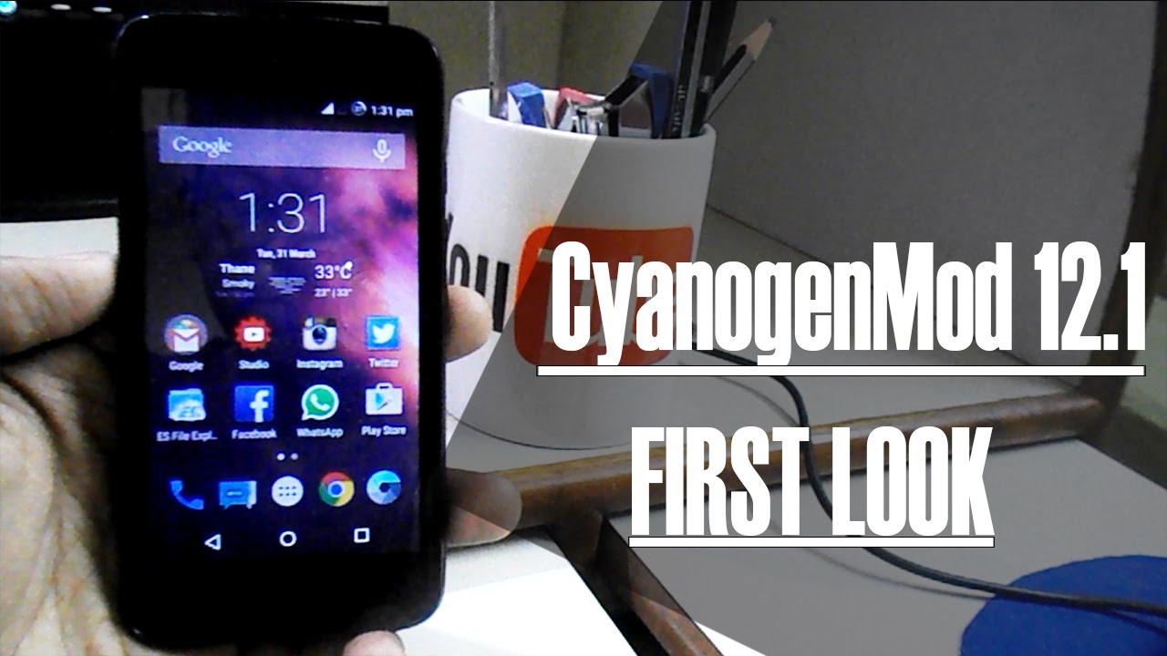 CyanogenMod 12.1 FIRST LOOK | ANDROID ONE