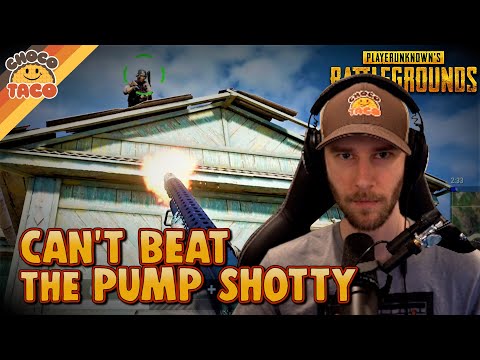 You Can't Beat the Pump Shotty Right Now - chocoTaco PUBG Solos Gameplay