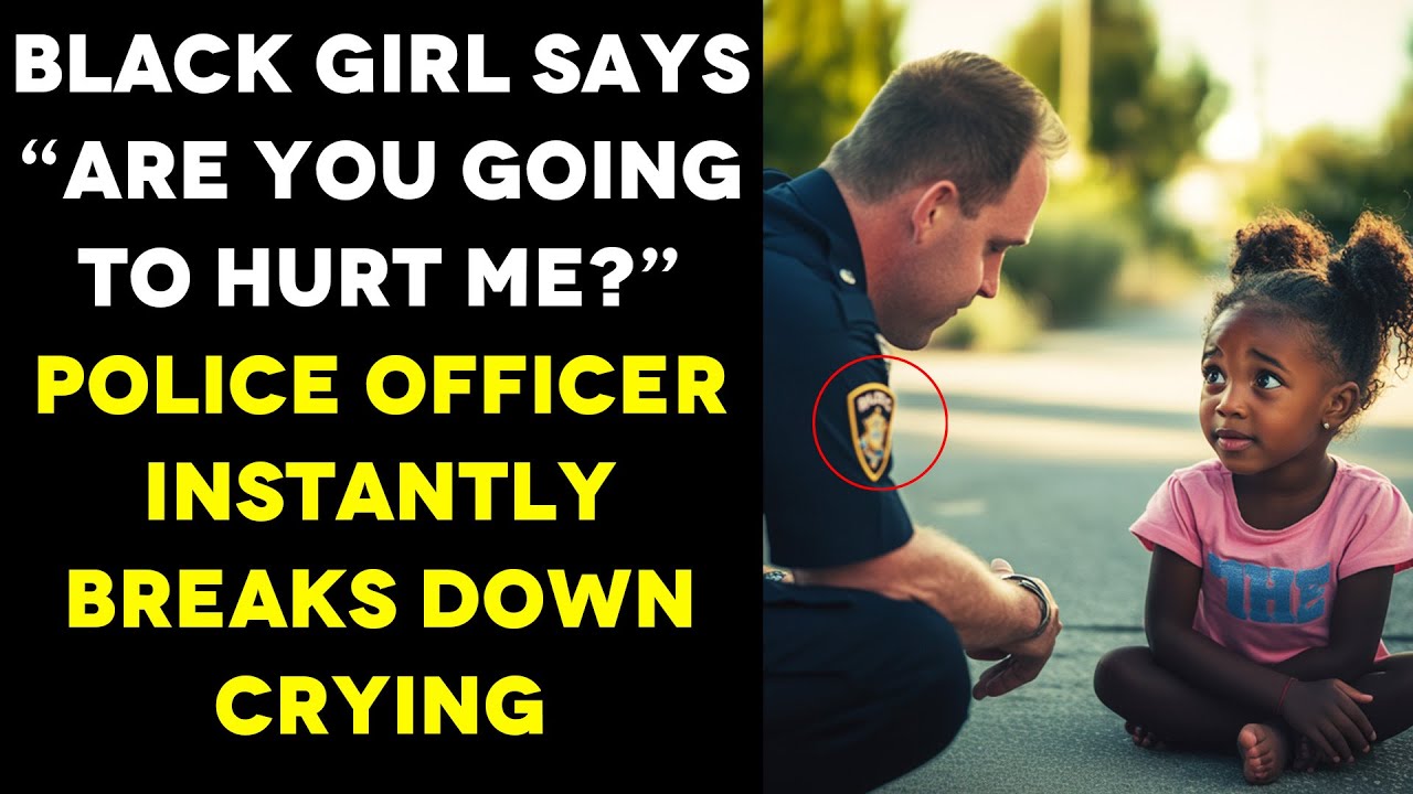 Black Girl Says "Are You Going To Hurt Me?", Police Officer Is Stunned