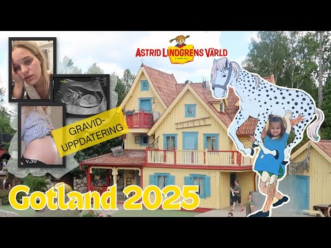 Astrid Lindgrens värld & första GRAVID-uppdateringen (v.30)!! - GOTLAND 2025 #1