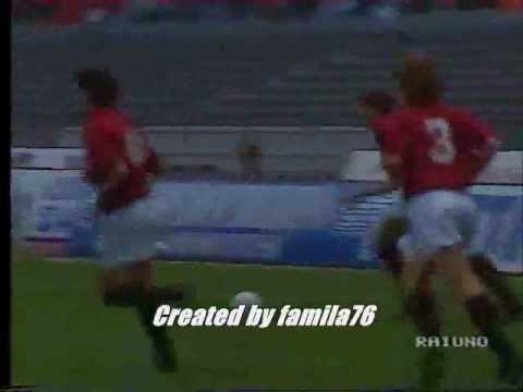 Torino Calcio-Ac Milan 2-2 stagione 1991-92 (Casagrande,Massaro,aut.Ancelotti,Fuser)