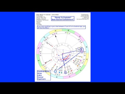 New Moon in Cancer, June 2022 | Ready to Explode? Seek Sacred Containment | Pandora Astrology