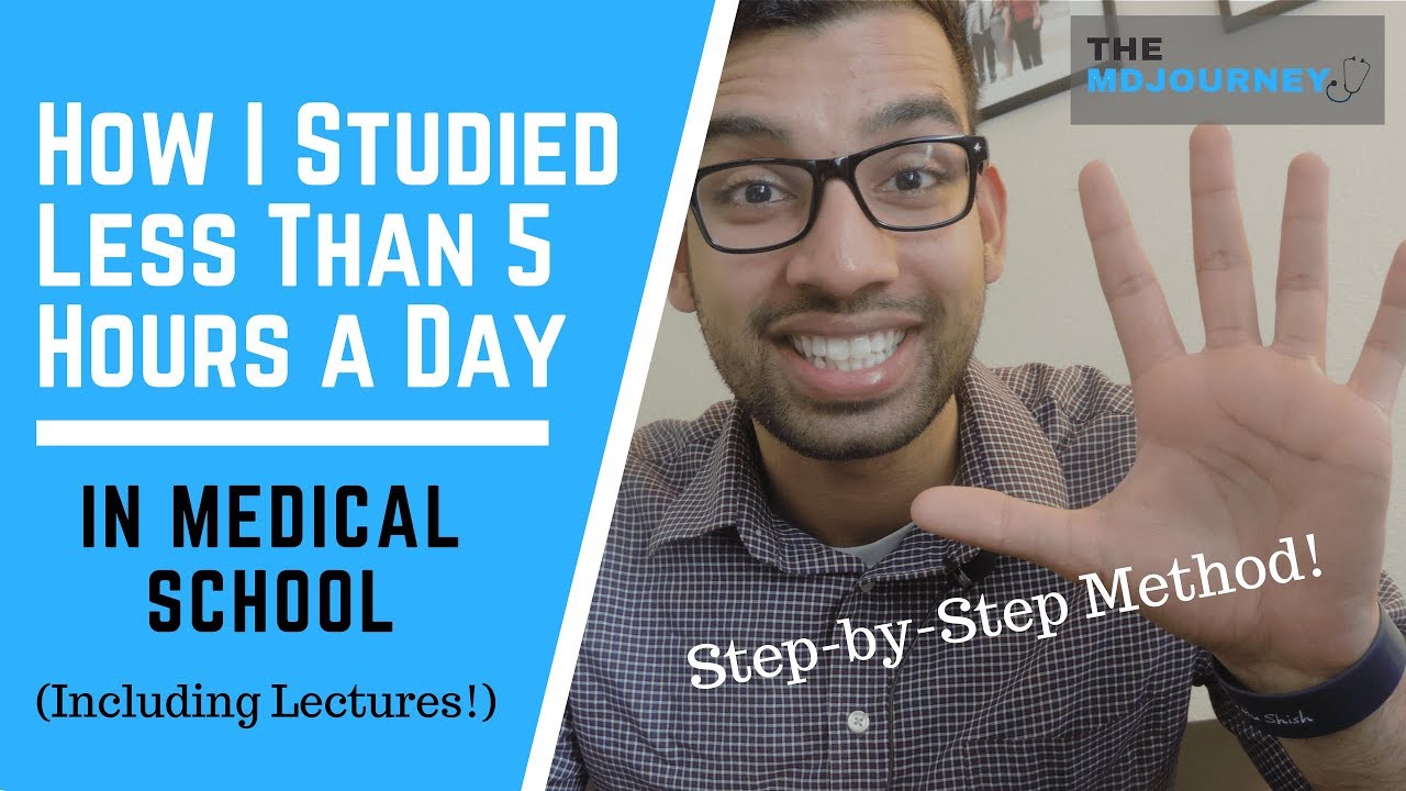 Here's How To Study Less in Medical School (Easy Step-By-Step Method 2024)