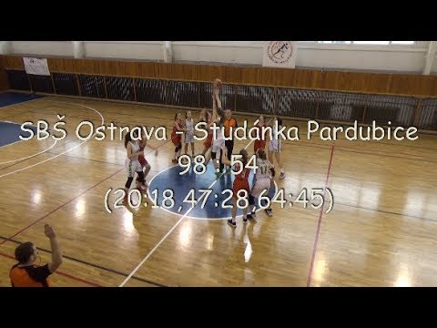 2018 0317 Basket U15 Liga U15 _ SBŠ Ostrava - Studánka Pardubice