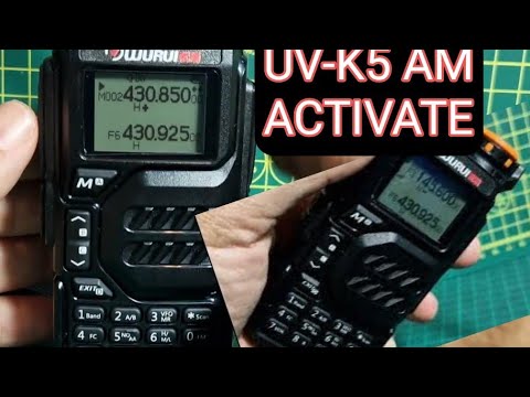WURUI - UV-K5 , TURN ON AM ? Receive , Test on Air BAND Freq