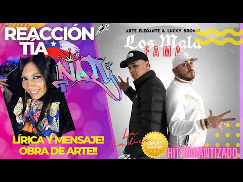 REACCIÓN - Los Mala Fama - Arte Elegante & Lucky Brown (Video Oficial)