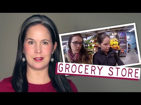 ENGLISH CONVERSATION – GROCERY STORE