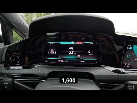 Acceleration 0-100km/h Golf R MK8 (2021)