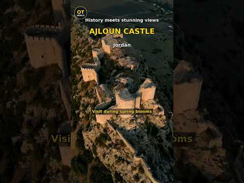Ajloun Castle — Jordan History meets stunning views #ajlouncastle #shorts