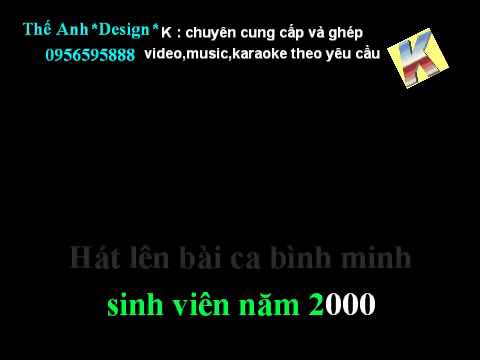 BINH MINH SINH VIEN NAM 2000 - BUC TUONG - karaoke beat (demo).avi