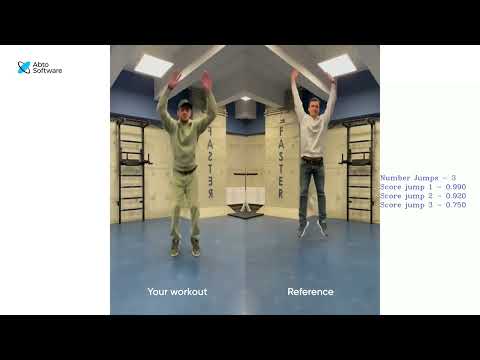 Abto Software. Computer Vision motion analysis: jump recognition
