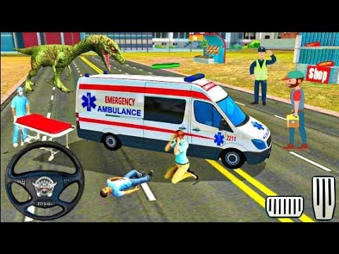 Ambulance Robot City Rescue Simulator#4 - Indonésia City Emergency Ambulance - Android gameplay