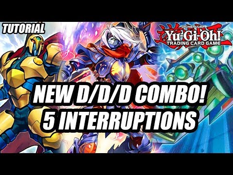 Yu-Gi-Oh! NEW D/D/D DECK 2018 COMBO TUTORIAL! 5 INTERUPTIONS! Ft. Trif Gaming! (Pendulum)
