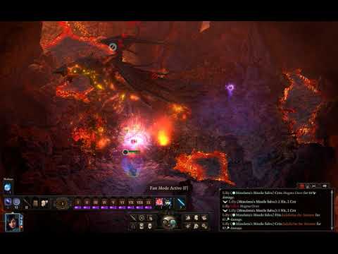 Pillars of Eternity 2 Deadfire PoTD Solo Wizard Evoker vs Magma Dragon