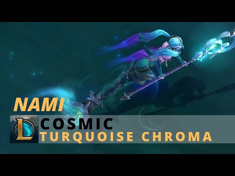 Cosmic Nami Turquoise Chroma - League Of Legends