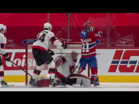 Brendan Gallagher 1-0 Goal - Senators @ Canadiens - 03022021