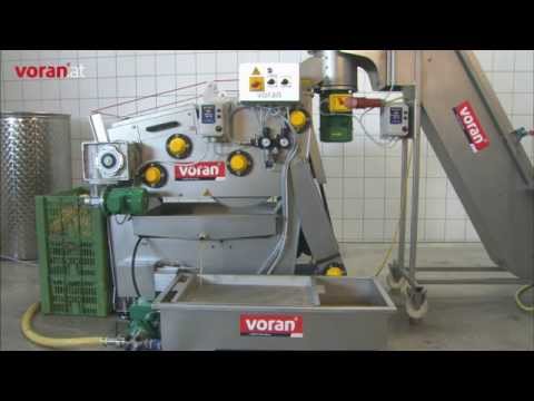 voran belt press EBP350 with elevator SA and centrifugal mill RM2,2