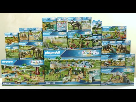 Playmobil unboxing : The zoo (2020) – 70324, 70341, 70342, 70343, 70344, 70345, 70346... 70360