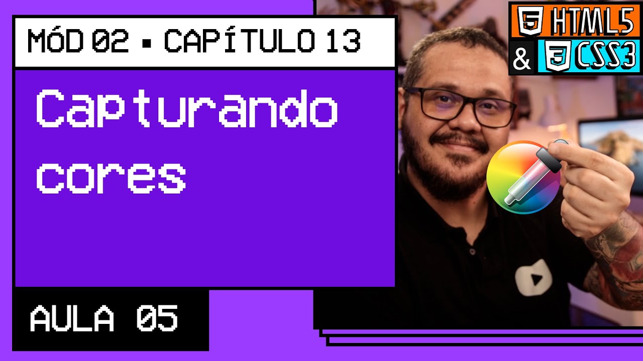 Como capturar cores da tela? - @Curso em Vídeo HTML5 e CSS3