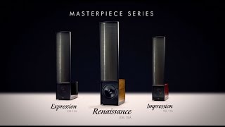 YouTube Video SwhB8RAwrfg for Product MartinLogan Masterpiece Series Electrostatic Loudspeakers (Renaissance ESL 15A, Expression ESL 13A, & Impression ESL 11A) by Company MartinLogan in Industry Loudspeakers