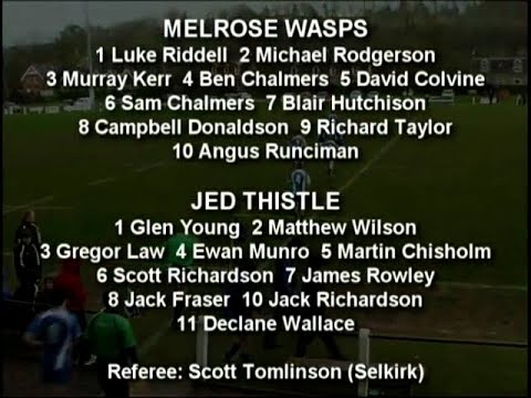 RUGBY: SELKIRK YOUTH 7s FINAL 2012 - MELROSE WASPS v JED THISTLE